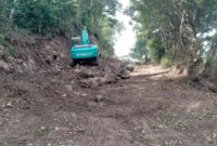 Tahapan pekerjaan galian untuk pembukaan lahan jalan ruas Tanabua – Ngapaloka – Patumbukkang di Kabupaten Selayar. (ist)