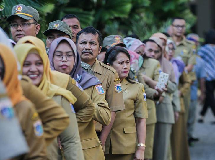 ilustrasi pegawai negeri sipil (PNS). (int)