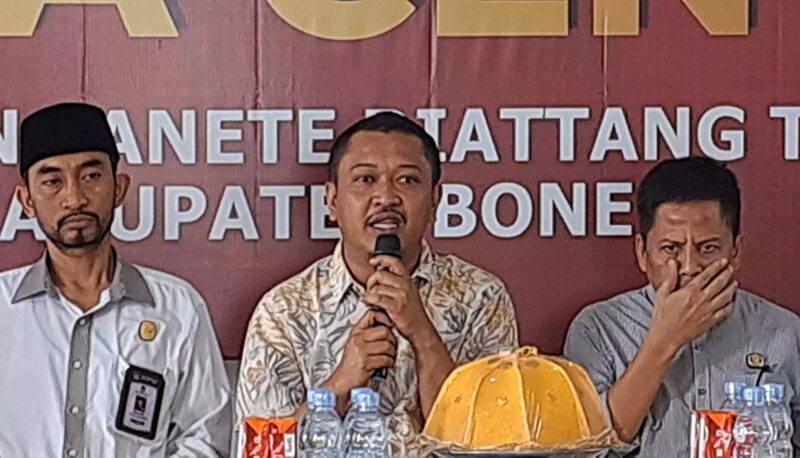 Ketua KPU Kabupaten Bone Yusran Tajuddin. (DIKSIKU/Idhul)