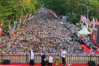 Jalan Sehat Sulsel Anti Mager 2023 dibanjiri peserta. (ist)