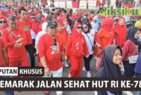 Semarak Jalan Sehat HUT RI