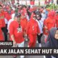 Semarak Jalan Sehat HUT RI