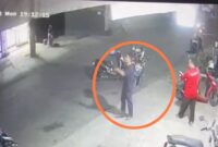 Aksi penyerangan di ruko agen BRIlink, Jalan Salak, Kota Watampone, Kabupaten Bone. (ist)