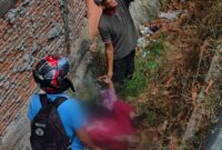Suhaeni (50) ditemukan meninggal  dunia di samping rumah warga, Kabupaten Bone, Sabtu (16/9). (ist)