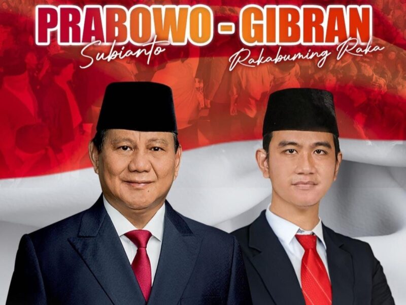 Pasangan Capres-Cawapres, Prabowo Subianto dan Gibran Rakabuming Raka. (ist)