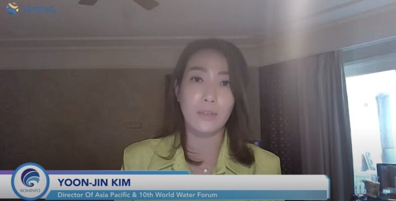 Director of Asia Pacific & 10th World Water Forum, Yoon-Jin Kim. (ist)