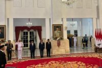 Andi Amran Sulaiman dilantik Jokowi sebagai Menteri Pertanian RI. (int)