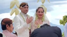 Suasana pernikahan Bunga Citra Lestari dan Tiko Aryawardhana. (int)