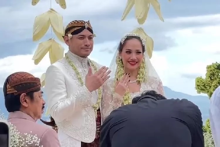 Suasana pernikahan Bunga Citra Lestari dan Tiko Aryawardhana. (int)