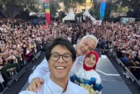 Keluarga Capres Ganjar Pranowo. (int)