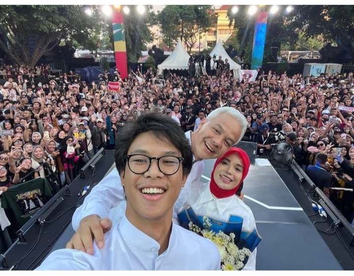 Keluarga Capres Ganjar Pranowo. (int)