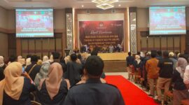 Suasana rakor KPU Bone bersama Badan Ad Hoc Pemilu 2024, di Hotel Novena Watampone, Selasa (23/1). (ist)