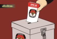 ilustrasi pemungutan suara DPD-RI. (int)