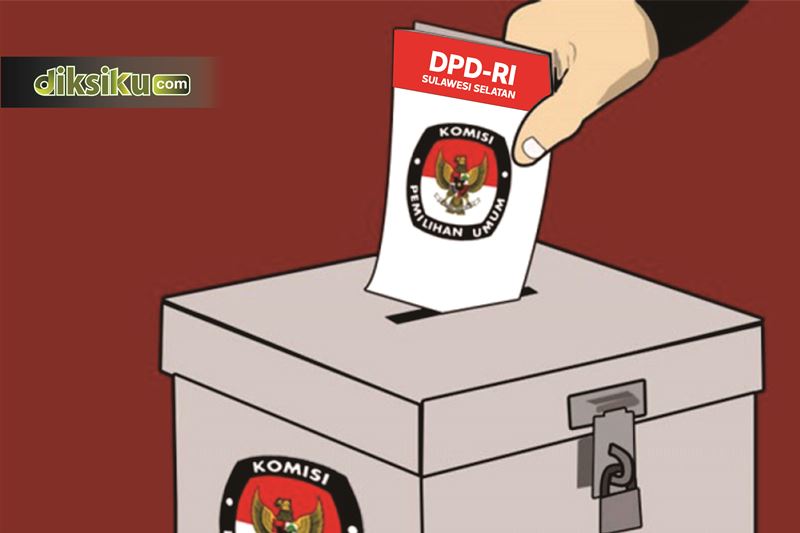 ilustrasi pemungutan suara DPD-RI. (int)