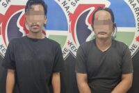 PT dan AB pelaku Narkoba yang diamankan Sat Resnarkoba Polres Bone, Jumat (2/2). (ist)