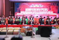 Satgas P3GN Polri terkait pengungkapan kasus peredaran gelap Narkoba, Jakarta, Rabu (15/3). (int)