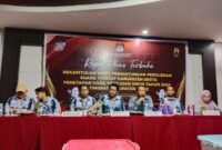 Rapat pleno terbuka KPU Bone terkait penetapan hasil rekapitulasi perhitungan suara Pemilu 2024. (ist)