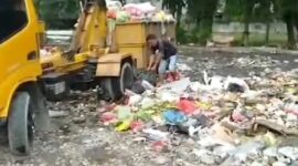 Kondisi sampah masyarakat di depo sampah Terminal Petta Ponggawae. (ist)