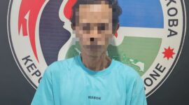 Pelaku Narkoba, I alias M yang dibekuk Satresnarkoba Polres Bone, Jumat (12/4). (ist)