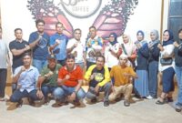 Foto bersama Pengurus KORMI Bone disela-sela rapat finalisasi kepengurusan, Minggu (14/4). (ist)