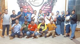 Foto bersama Pengurus KORMI Bone disela-sela rapat finalisasi kepengurusan, Minggu (14/4). (ist)