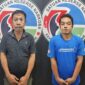 Pelaku Narkoba AM dan K yang diamankan Satresnarkoba Polres Bone, Senin (15/4). (ist)