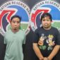 Pelaku narkoba HS alias A (31) dan A alias S (32) yang dibekuk Satresnarkoba Polres Bone, Minggu (14/4). (ist)