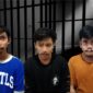 Ketiga pelaku narkoba yang diamankan Satresnarkoba Polres Bone pada Sabtu (25/5). (ist)