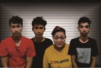 Pelaku Narkoba yang diamankan Satresnarkoba Polres Bone, Kamis (16/5). (ist)