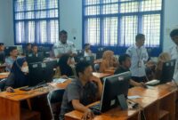Calon PPK Pilkada Bone 2024 menjalani tes CAT, Senin (6/5). (ist)