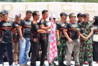 Pembukaan Kapolres Cup Bhayangkara Presisi Kejurprov Road Race Championship, Kota Bontang, Sabtu (11/5). (ist)