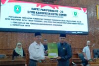 Rapat Paripurna DPRD Kutai Timur ke-25. (int) 