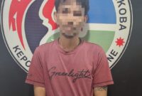 Pelaku Narkoba berinisial AA (33) ditangkap Satresnarkoba Polres Bone, Sabtu (18/5) dini hari. (ist)