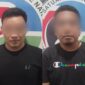 Dua pelaku Narkoba yang diringkus di Wisma Wangi Kabupaten Bone, Senin (17/6). (ist)