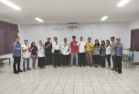 Foto bersama Pengurus KORMI Bone usai melakukan rapat persiapan Rakerkab, Rabu (19/6). (ist)