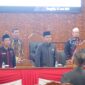 Suasana rapat paripurna terkait pandangan umum fraksi soal Raperda Pertanggung Jawaban Pelaksanaan APBD TA 2023, Kamis (13/6/2024). (ist)