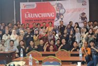Bawaslu Bone launching posko kawal hak pilih di Hotel Novena, Kota Watampone, Rabu (26/6). (DIKSIKU/Idhul)