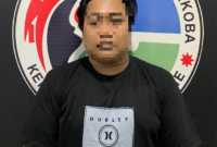 Pelaku narkoba berinisial S yang diamankan Satresnarkoba Polres Bone pada Senin (3/6). (ist)