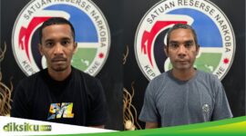 Iwan dan Asdar, pelaku narkoba yang diamankan Satresnarkoba Polres Bone, Senin (8/7). (ist)