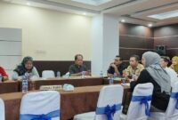 Suasana rapat finalisasi banjir yang digelar Komisi III DPRD Bontang. (int)