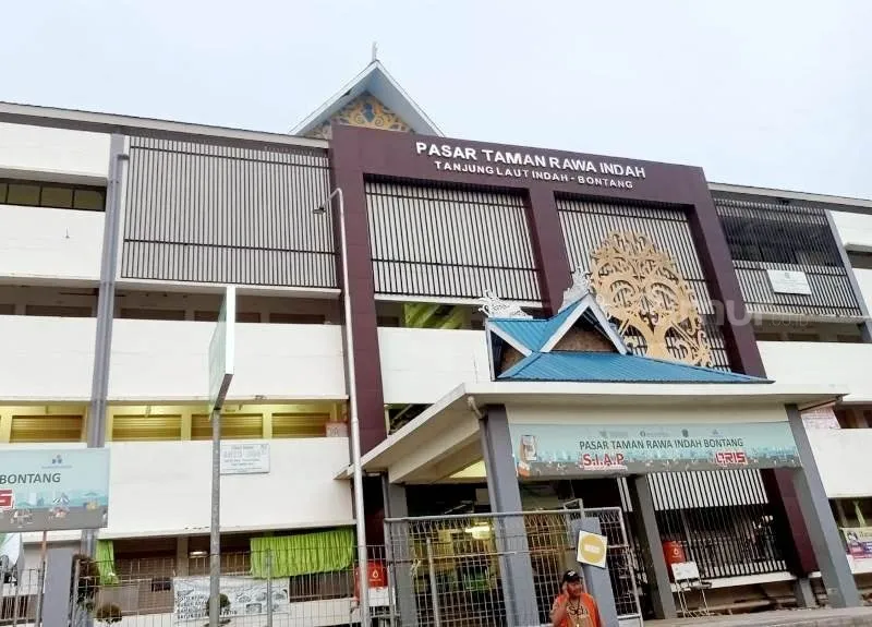 Pasar Taman Rawa Indah (Tamrin) Kota Bontang. (int)