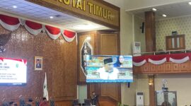 Suasana rapat paripurna DPRD Kutim membahas Raperda Pertanggungjawaban APBD 2023, Kamis (11/7). (ist)