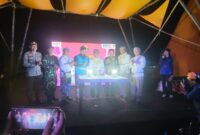 Acara pembukaan Festival Sekerat Nusantara III tahun 2024 yang digelar di Desa Sekerat, Kecamatan Bengalon, Selasa (16/7). (ist)