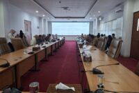 Suasana Rapat Komisi I DPRD Bontang membahas raperda tentang pendidikan pancasila dan wawasan kebangsaan.  (int)