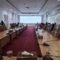 Suasana Rapat Komisi I DPRD Bontang membahas raperda tentang pendidikan pancasila dan wawasan kebangsaan.  (int)