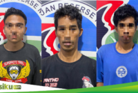 Tiga pelaku narkoba yang diamankan Satresnarkoba Polres Bone di wilayah Kecamatan Mare. (ist) 