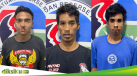 Tiga pelaku narkoba yang diamankan Satresnarkoba Polres Bone di wilayah Kecamatan Mare. (ist) 