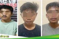 Pelaku pengeroyokan di Kelurahan Tanete, Kecamatan Cina, Kabupaten Bone, Kamis (15/8) malam. (ist)