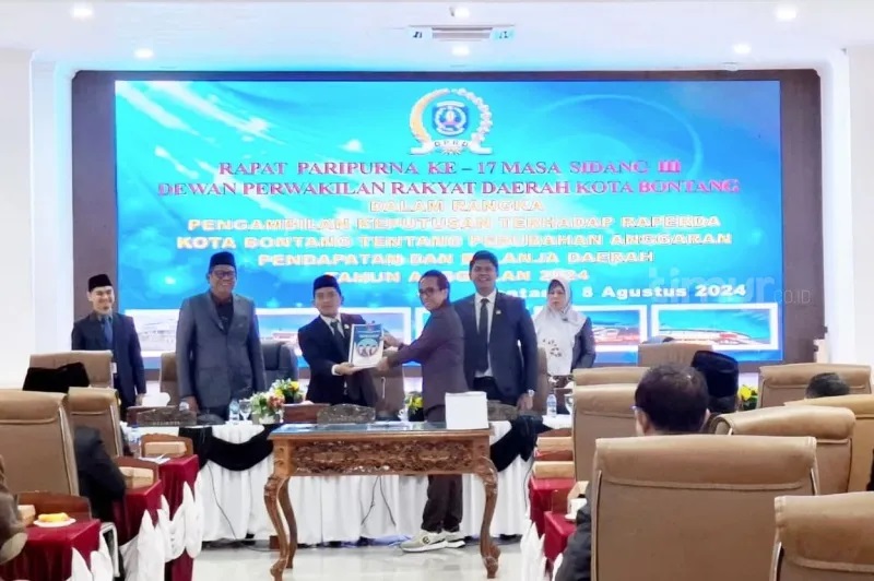 DPRD dan Pemkot Bontang setujui APBD Perubahan Kota Bontang 2024. (int)