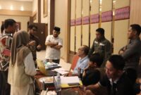 Suasana rapat koordinasi pra pleno DPS di The Novena Hotel and Convention Bone, Jumat (10/8). (ist)